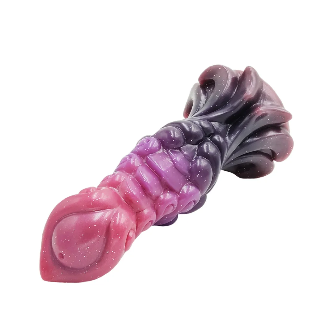 Glow-in-the-Dark Dragon Scale Dildo Animal Fantasy Anal Plug Monster Soft Adult Sex Toys G-Spot Butt Masturbator for Men Women - view 6