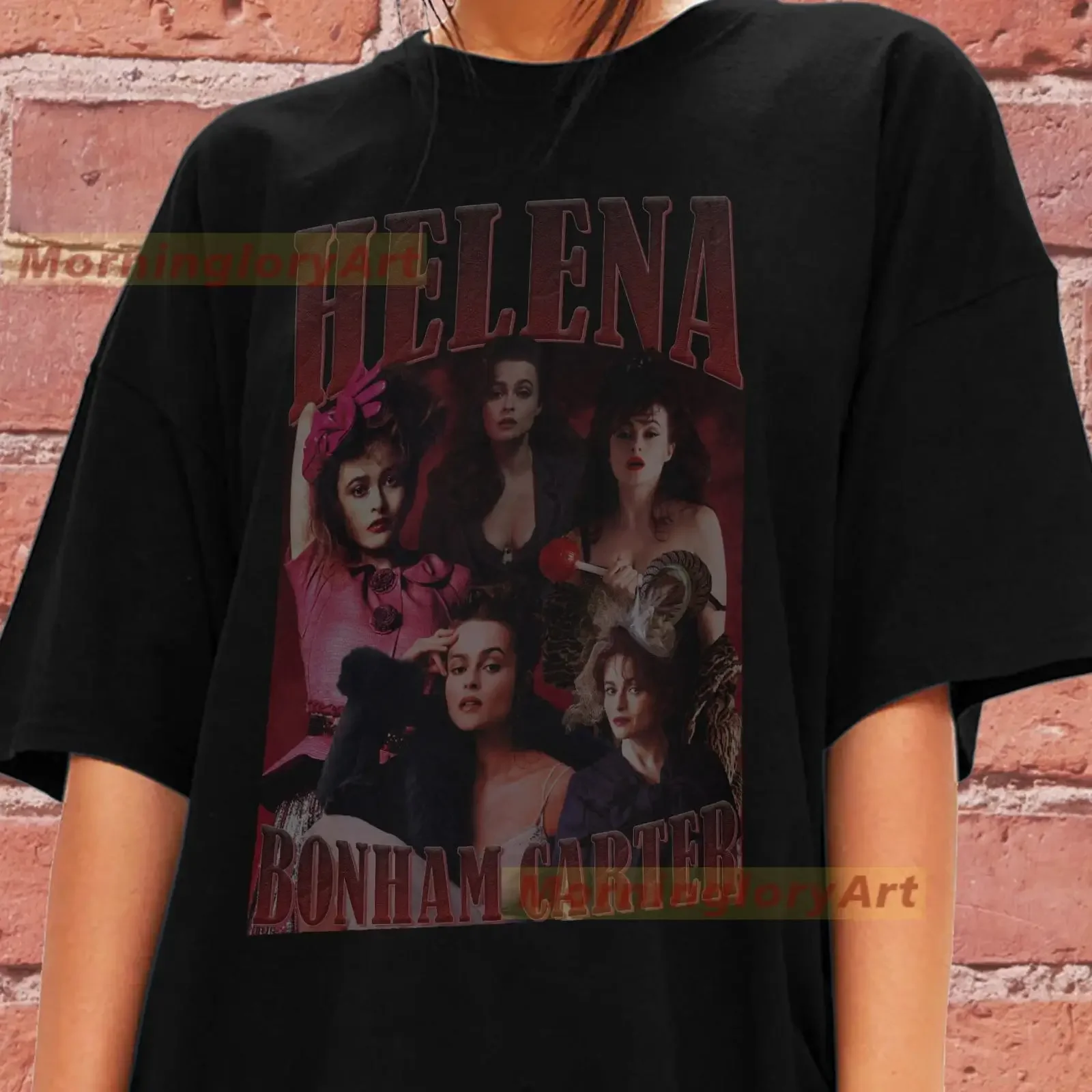 Helena Bonham Carter T Shirt SweaT Sweater Cotton Clothing vintage Washed Slightly Comfortable Casual Stylish graphic
