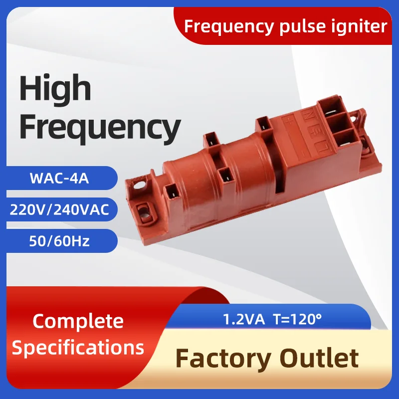 Zapalnik impulsowy 220-240V Kuchenka gazowa Zapalnik impulsowy AC z czterema złączami zaciskowymi Bezpieczne narzędzie Akcesoria do kuchenek