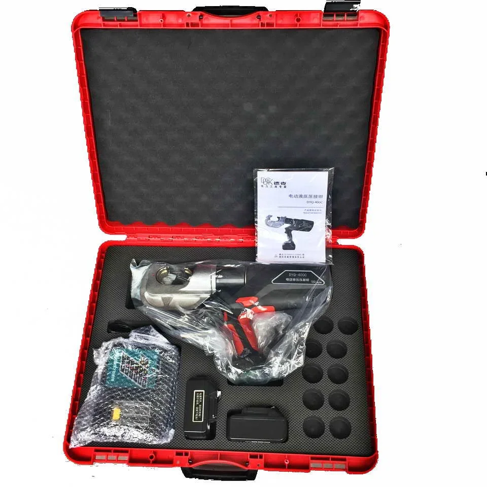 14 Ton 15K Crimp Time Factory Outlet 16-400mm Cordless Hydraulic Manual Wire Lug Crimper Tool Lab Furniture