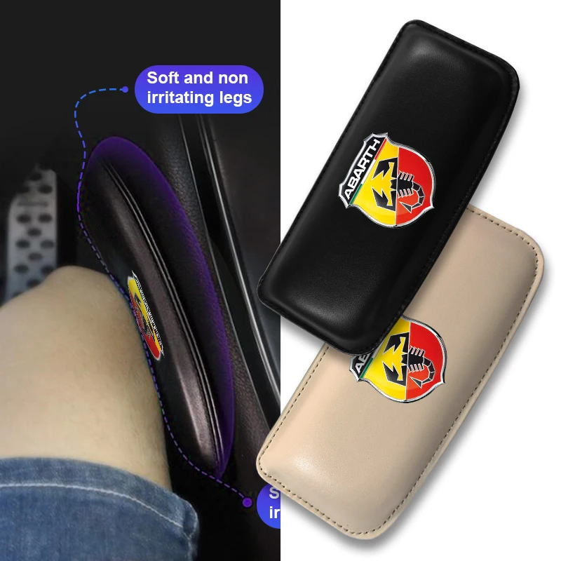 Car leg and knee protectors to protect legs from bumps For Abbas FIAT Punto 500 Tipo Stilo Palio Doblo Panda GT Car Accessories