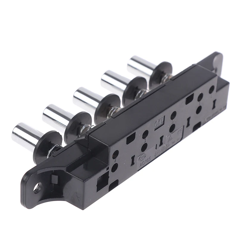 Wholesale Five-position plug-in button switch for range hood five-position silver switch