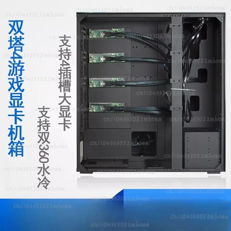 

Корпус для GPU WS04A, поддержка 4 графических процессоров для рабочих станций глубокого обучения и рендеринга