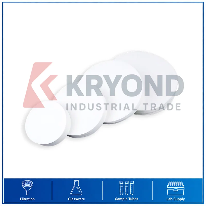 Qualitative Filter Paper Circular Medium Speed Funnel Sheet 7cm 9cm 11cm 12.5cm 100pcs Research Use Application Series Pack Set