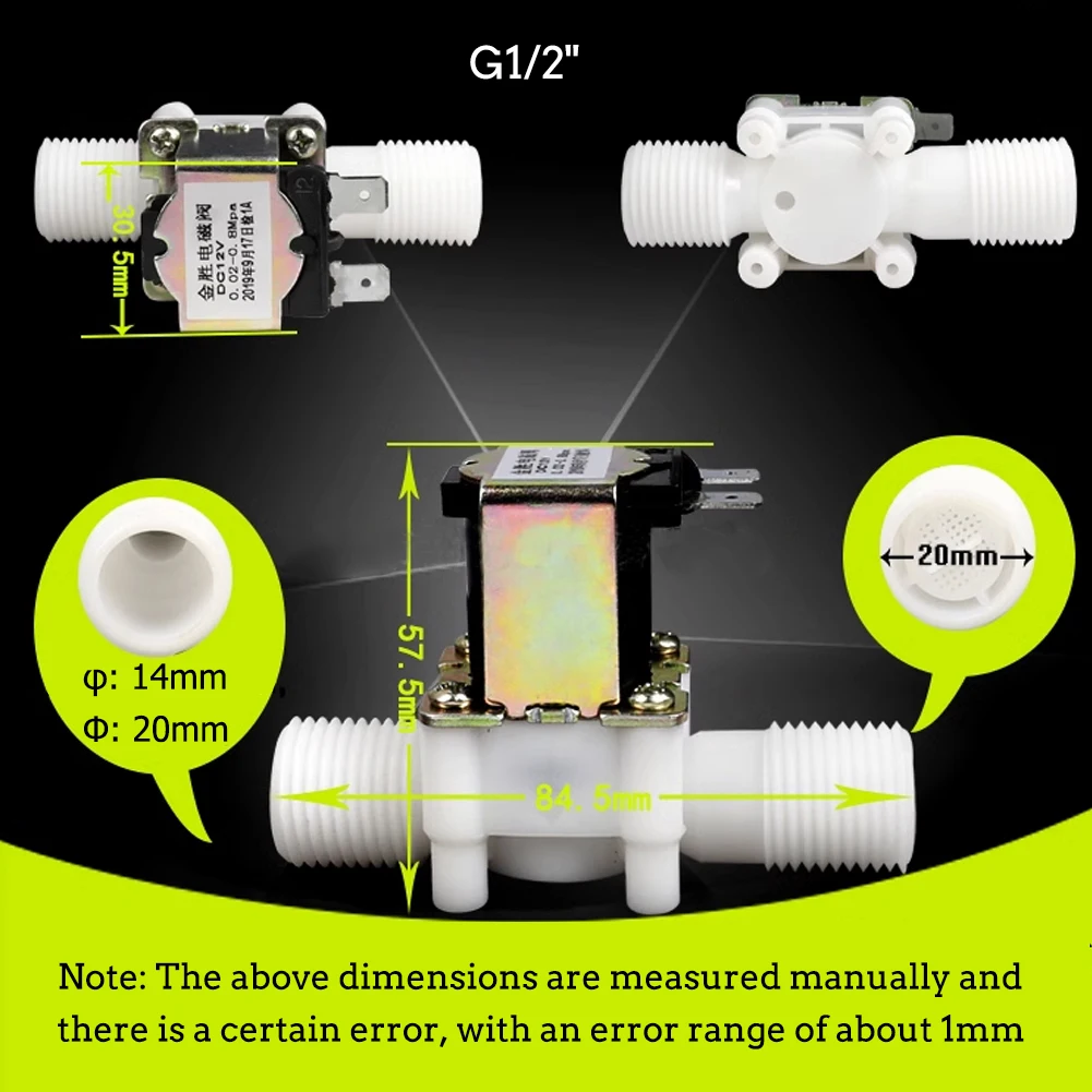 電磁AC水エアインレットフロースイッチ,電磁AC, 110v,120v,圧力付きn/c,0.02-0.8mpa,g1,2 \