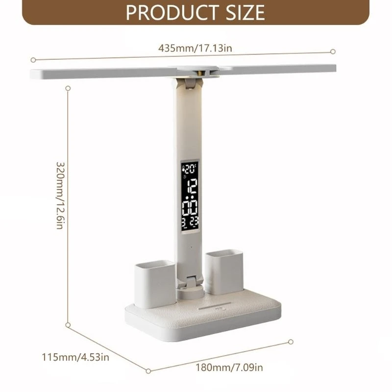 USB Chargenable Dimmable Desk Light Eye Reading Night Light
