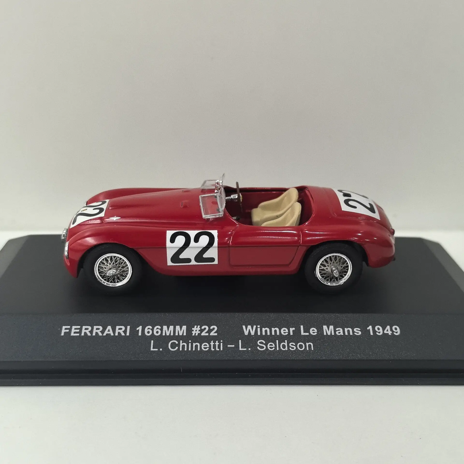 Diecast IXO 1/43 Scale 166MM #22 1949 24H LEMANS 68 Alloy Car Model