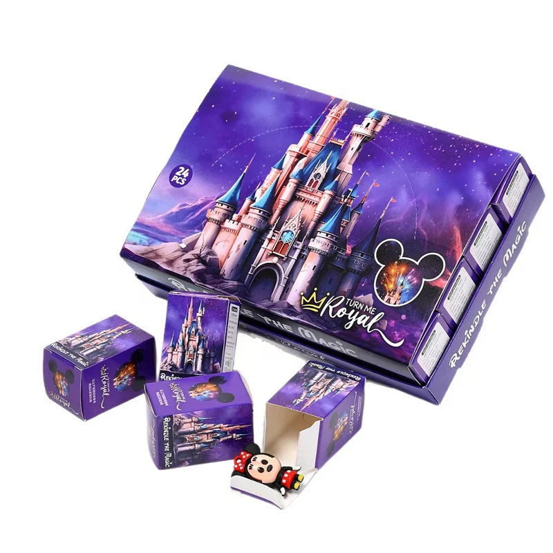 Cross-Border Disney Serie 24 Kleine Blindbox-Spielzeuge, Exquisite Puppen-Schlüsselanhänger, Sammlerstücke, Kleine Geschenk-Blindbox, Handgefertigt