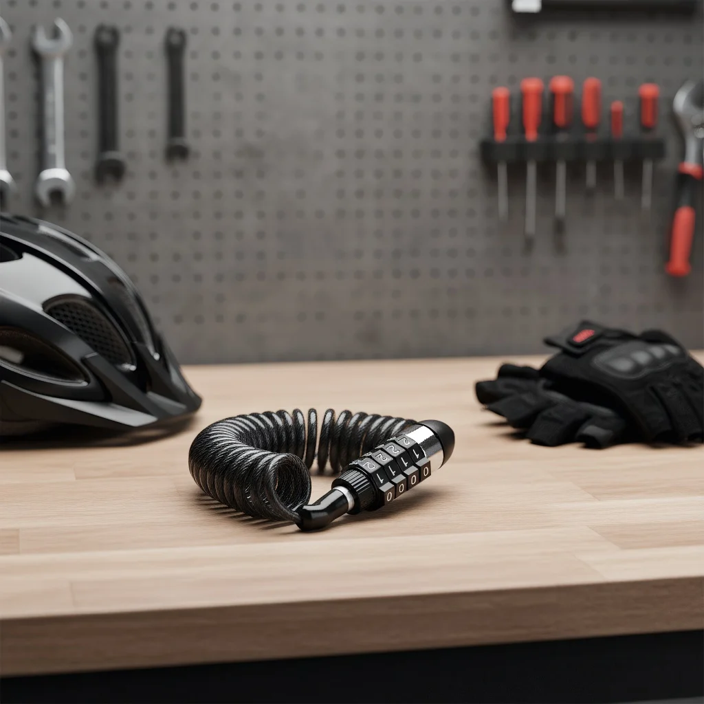 

Замените свой велосипед в любом месте. Гибкий стальной тросовый замок с противоугонным кодом — подходит для полюсов, деревьев и стоек.