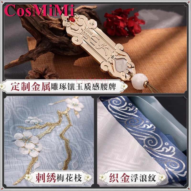 CosMiMi Game Identity V White Guard Cosplay Costume Under The Truth Handsome Fashion Uniforms Carnival Party Role Play Clothing