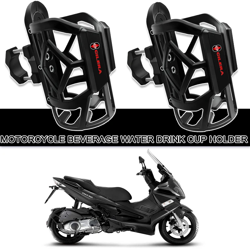 Para Gilera GP800 Fuoco Nexus 500 Runner 125 200 motocicleta de aluminio botella de agua y bebidas portavasos 19MM-32mm