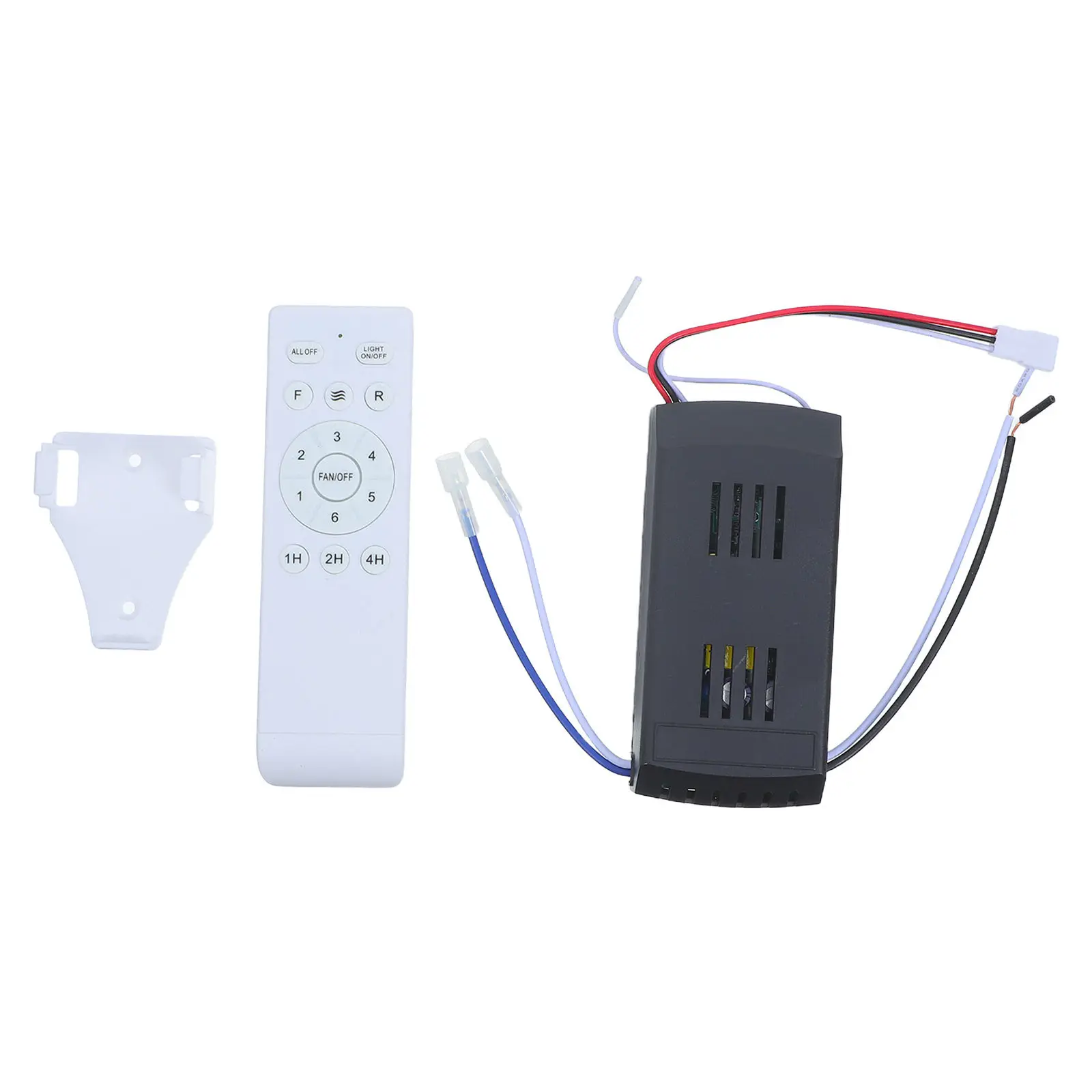 1Set Ceiling Fan Remote Control Kit Wireless Fan Light Controller 6 Replacement Remote for Home Bedroom Living Room