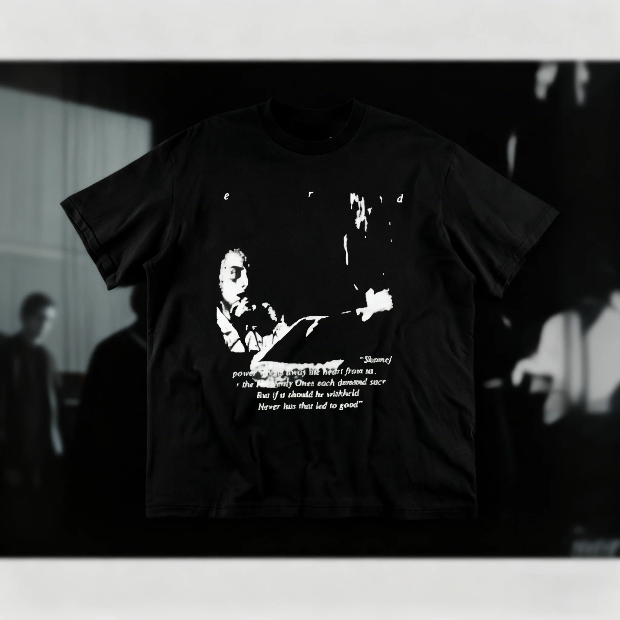 

Loose and versatile printed short-sleeve T-shirt for men and women, high-street style