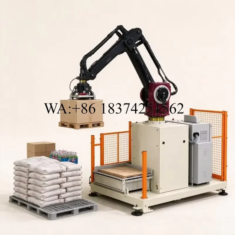 Wmwmnu Automatic Collaborative Robot Palletizer for 30kg Cartons Case Stacking for Tobacco Chemical