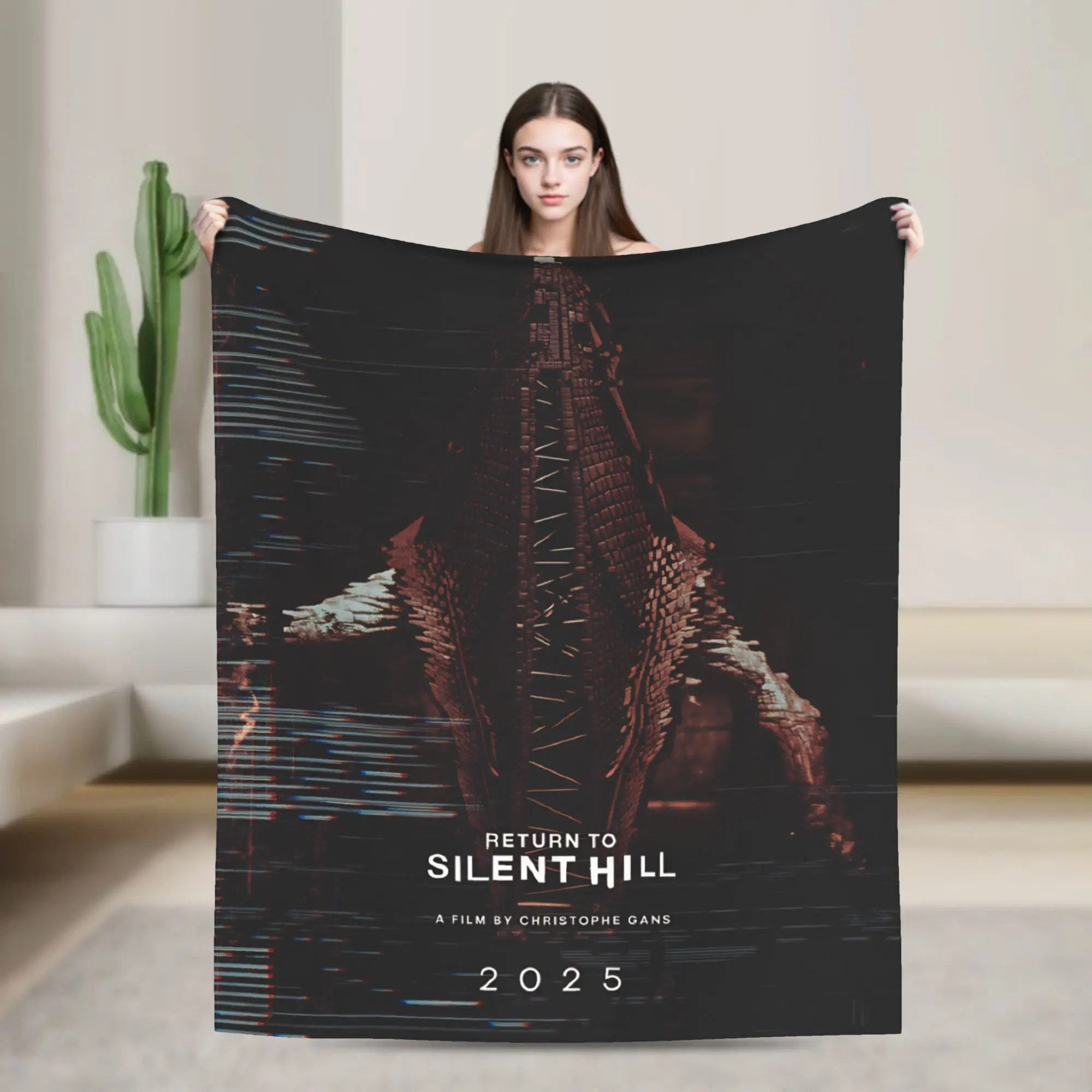 Return to Silent Hill Super Soft Blanket Movie  Travel Plush Throw Blanket Fashion Living Room Flannel Bedspread Sofa Bed Cover