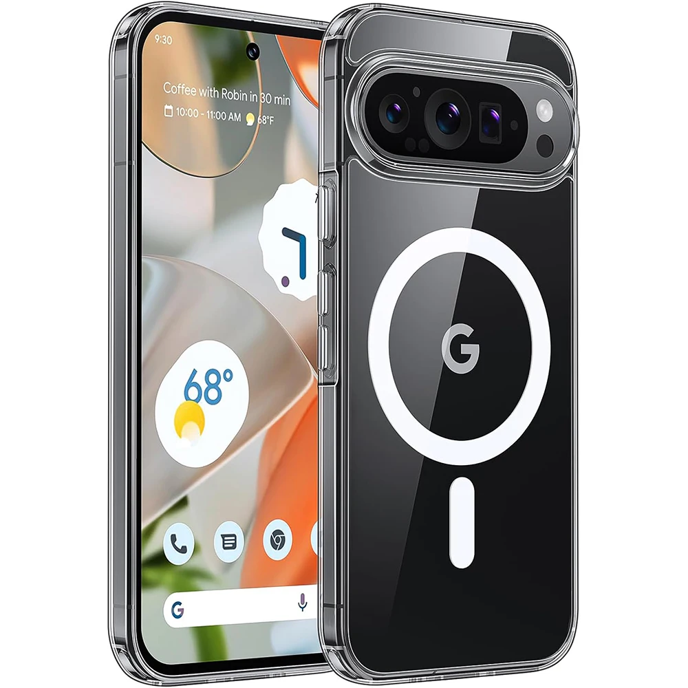 Strong Shockproof Case For Google Pixel 11 10 9 ProXL 9A 8 8A 7 7A 6 6A Pro XL For Magsafe Magnetic 2in1 Hybrid Hard Cover Shell