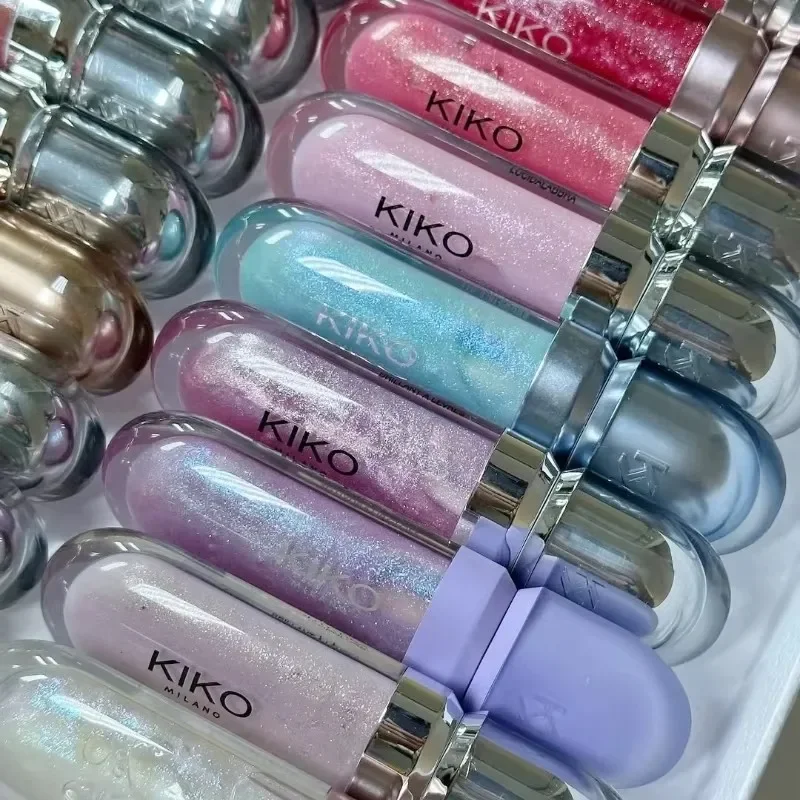 3D Hydra Lipgloss 2025 Lucidalabbra trasparente Rossetto a specchio Idratante Lucido Labbra piene Tè al latte Pasta di fagioli Colori viola