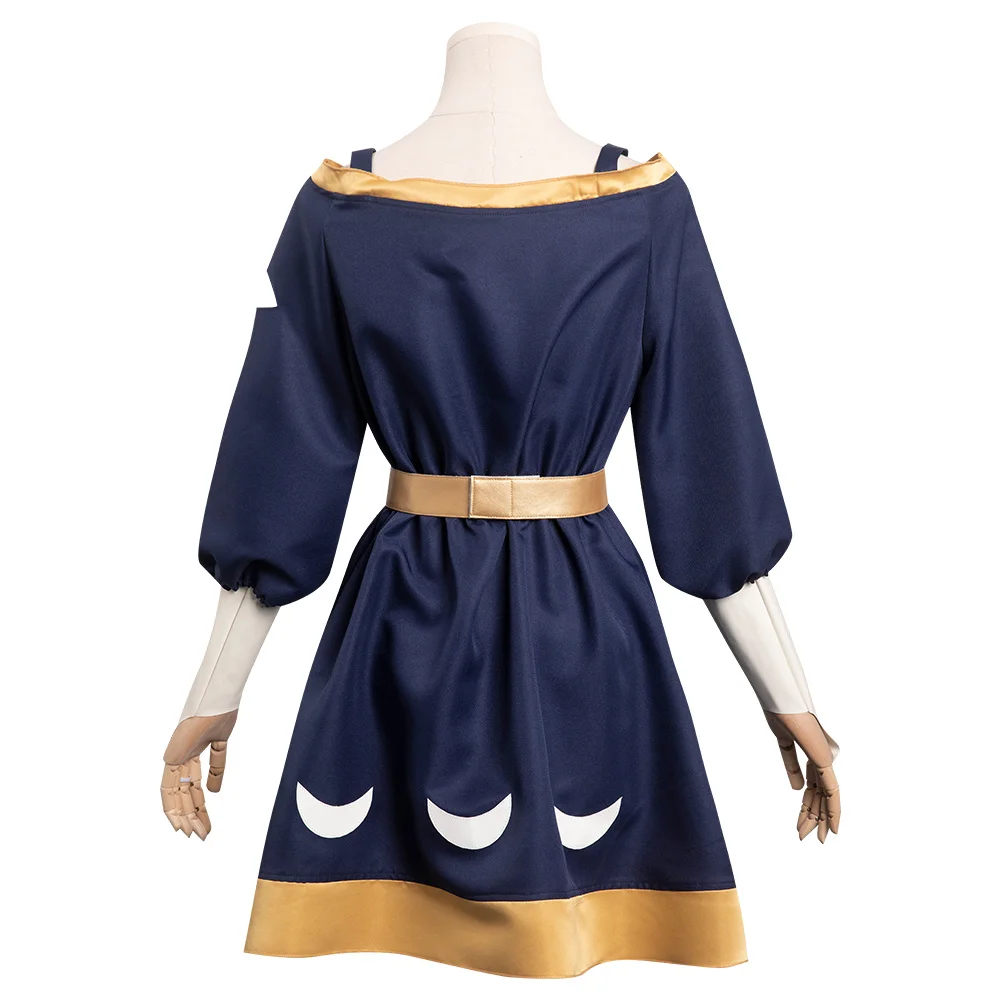 Adult Kids Anime Cartoon The Owl Cos House Amity Dress Cosplay Costume Outfits Girl Women Halloween Carnival Party Disguise Suit