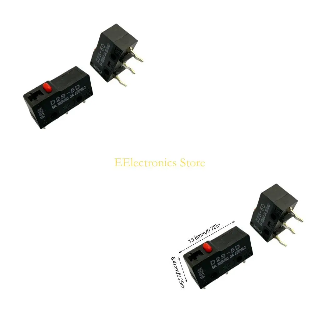 

B03C D2S-5D Small Switcher 3 Pin SPDT Subminiature Switcher 3A 250V For Washing Machine