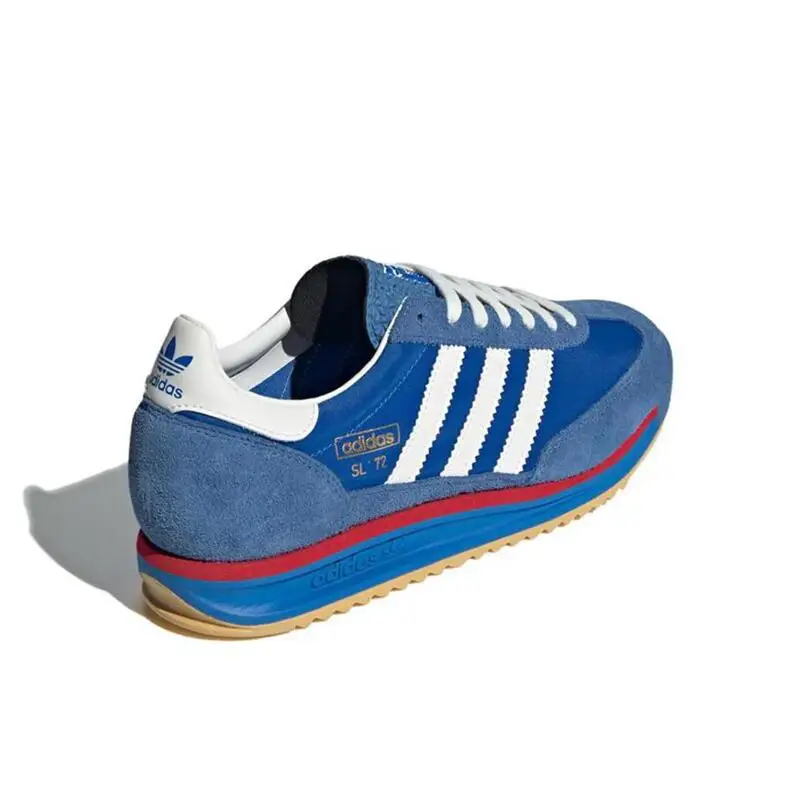 Description Picture 4 of itemIconic Brand Originals SL 72 RS Anti Slip and Wear Resistant Low Cut Life Casual Shoes for Men and Women in Blue and White