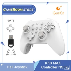 GuliKit-Manette de jeu sans fil Bluetooth KK3 MAX, NS39, contrôleur délibérément sans fil, joystick Hall pour Nintendo Switch, NS OLED, PC, MacOS, IOS, Steam Deck