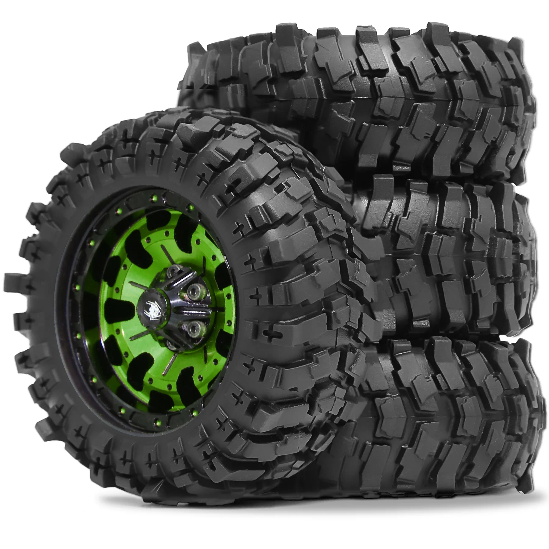 1.9 Beadlock Wheels and Tires OD 88mm / 3.46