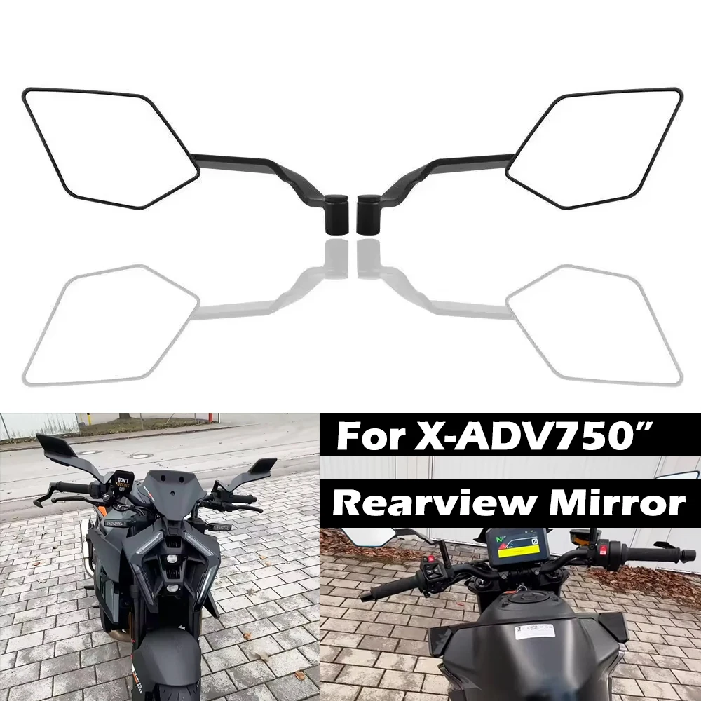 

Подходит для Honda X-ADV 750 XADV 750 2017-2025, аксессуары для мотоциклов, зеркало заднего вида, невидимое зеркало, зеркало заднего вида с крылышками