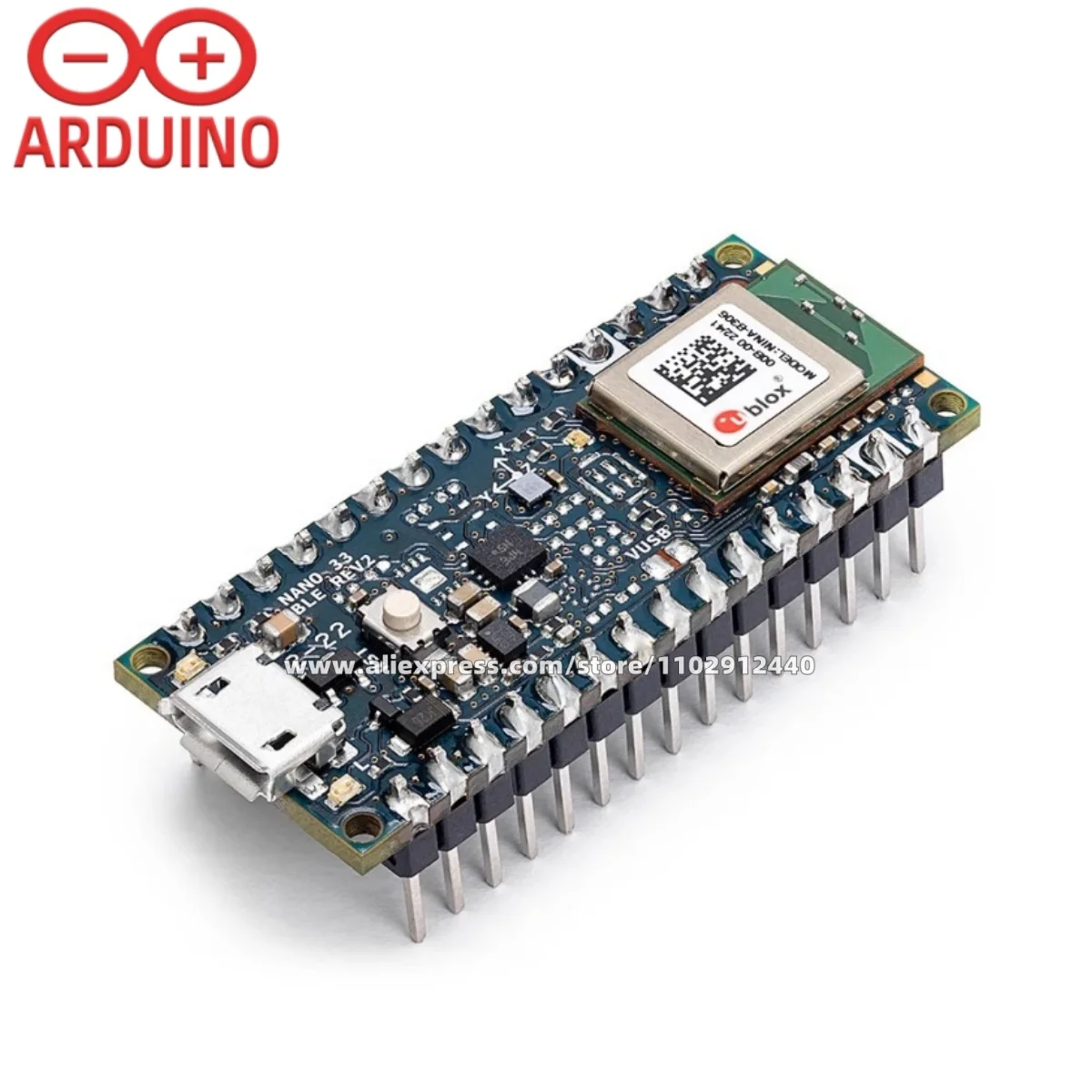 1PCS/LOT Arduino Nano 33 BLE Rev2 with headers ABX00072 Development board New Original