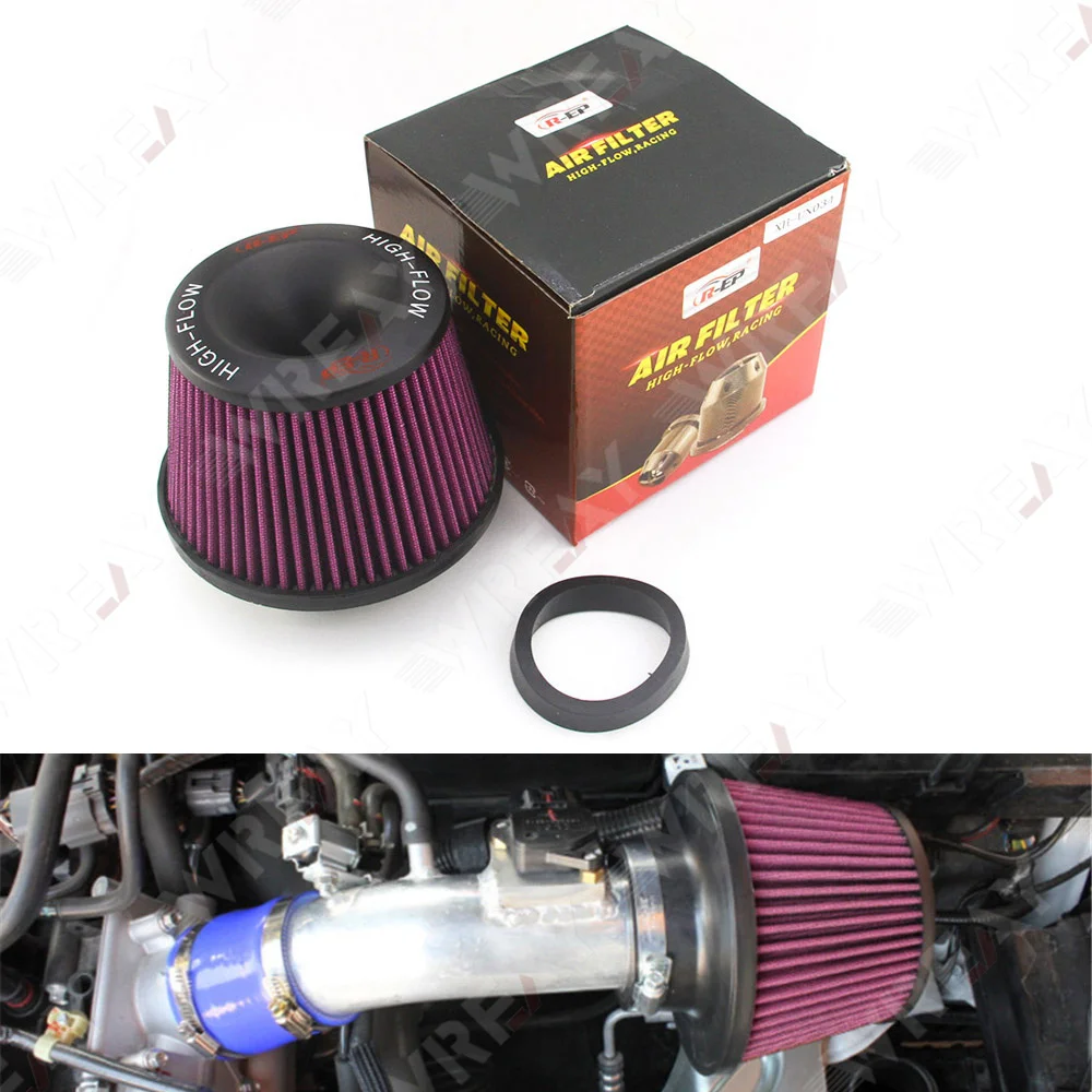 New style Mushroom Head Shape Car Flow Air Intake Filter Air Filter Reusable for 63/76MM 2.48/3