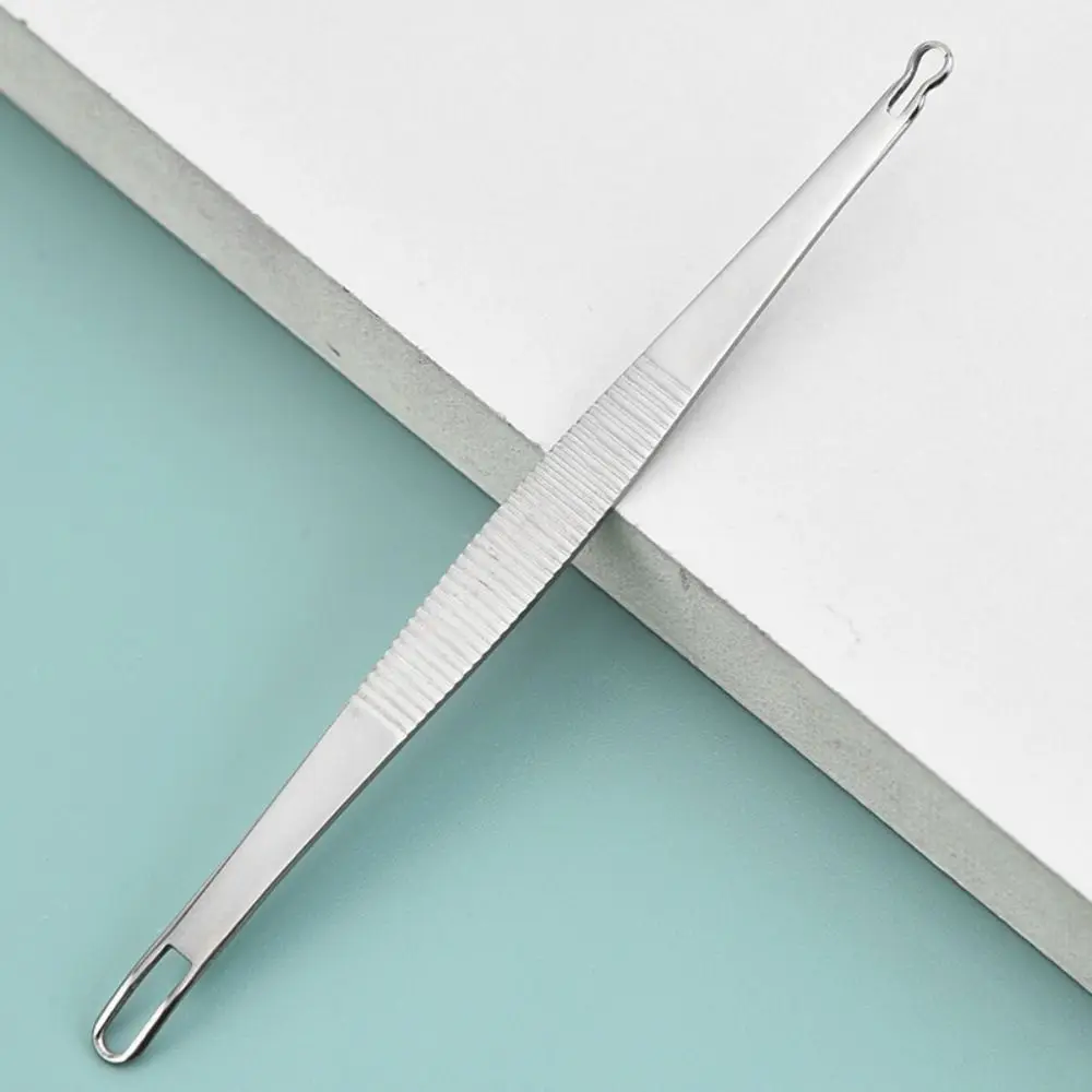 Duurzame roestvrijstalen mee-eter extruder gebogen hoge harde mee-eter verwijderaar Dual-head acne naald gezicht huidverzorging