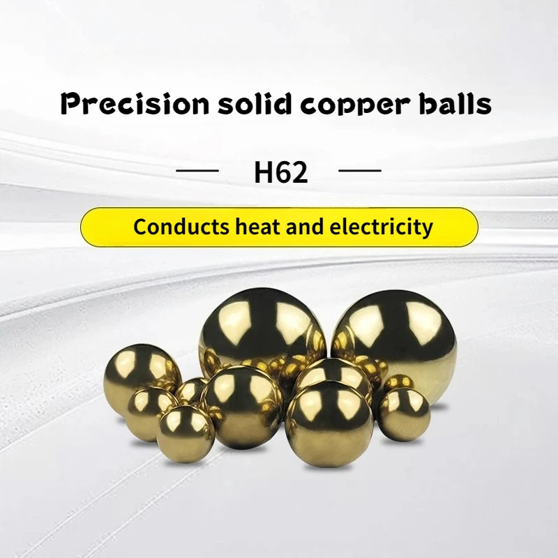 0.5-25mm H62 Solid Brass Balls - Precision C27400 Copper Spheres for Clock Repair/Valve Cores/Craft Casting