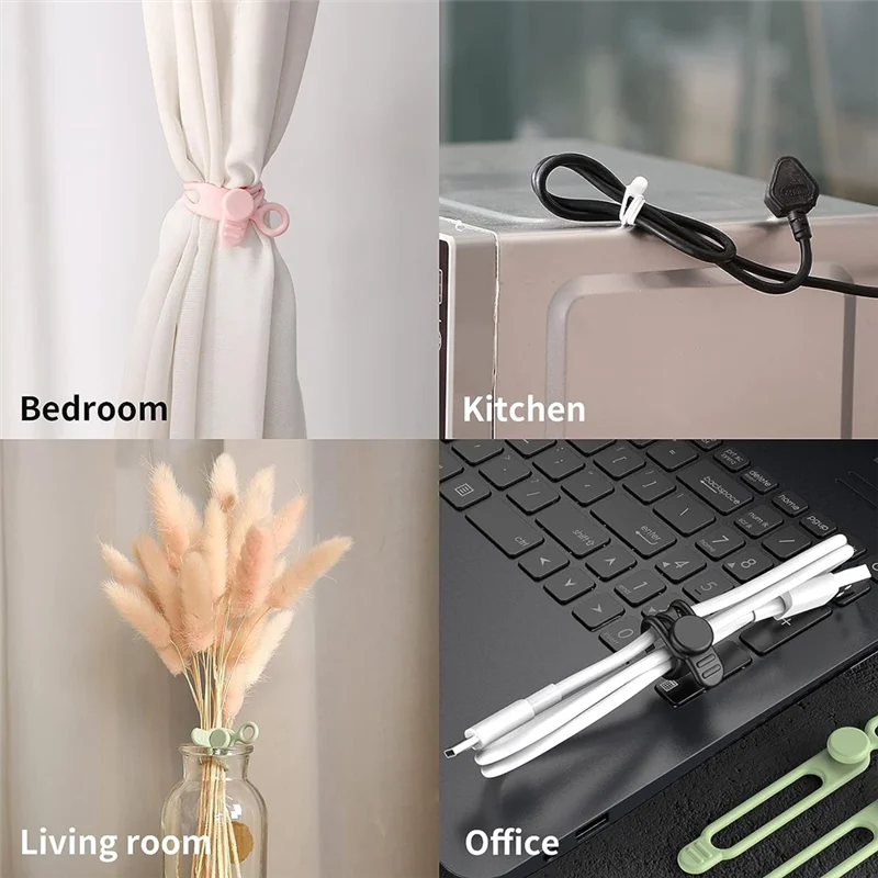 BOFO Cable Ties, Cable Management Organizer, Cable Ties, Cord Ties, Cord Organizers For Bundling And Fastening Cable Cords