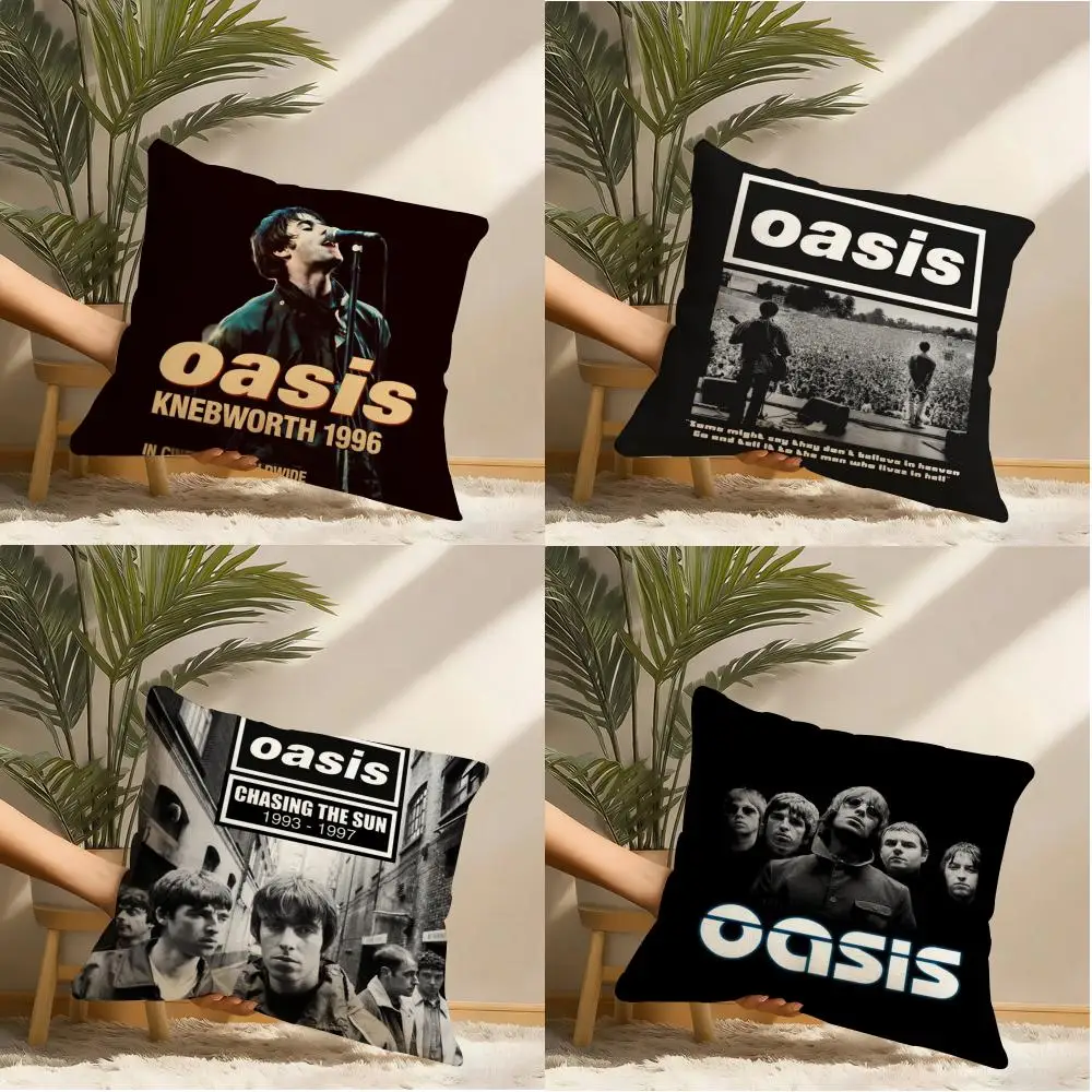 O-Oasis Cushion Cover Natural Linen Organic Fabric Double-Sided Printing Breathable Perfect Gift For Decor