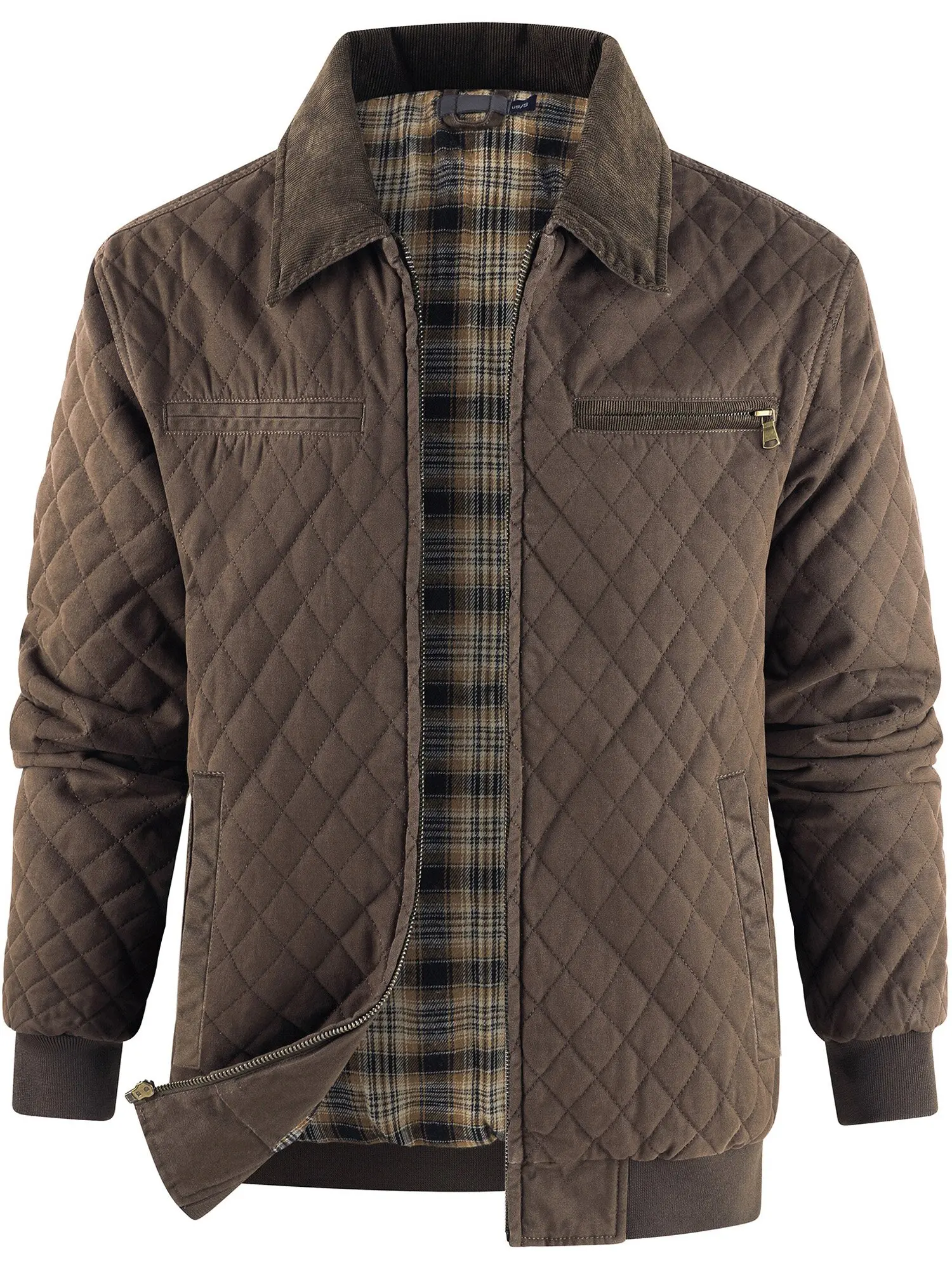 

Autumn and Winter Fashion Trend American Retro Thickened Warm Cotton-Padded Jacket Men's Casual Loose Sports High-Quality Coat