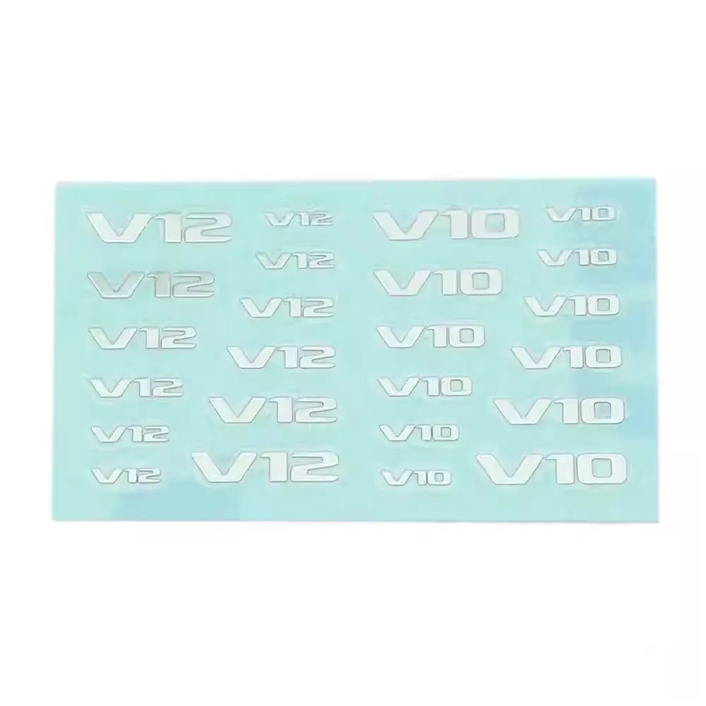 

Model Alloy Toys Remote Control Cars 1:35 18 24 Scale V10 V12 Metal Decals Sticker