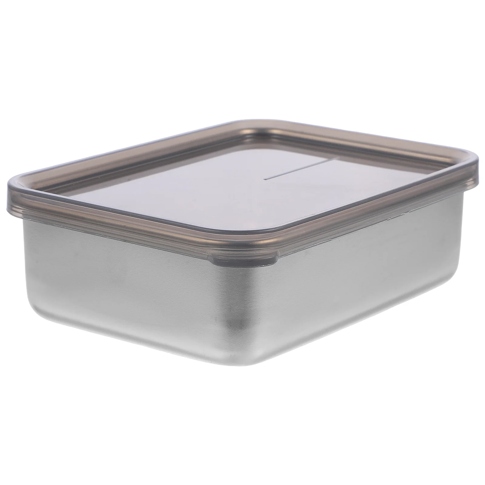 

Stainless Steel Crisper Cheese Fridge Storage Portable Butter Cases Kitchen Refrigerators Containers For Small Boxes