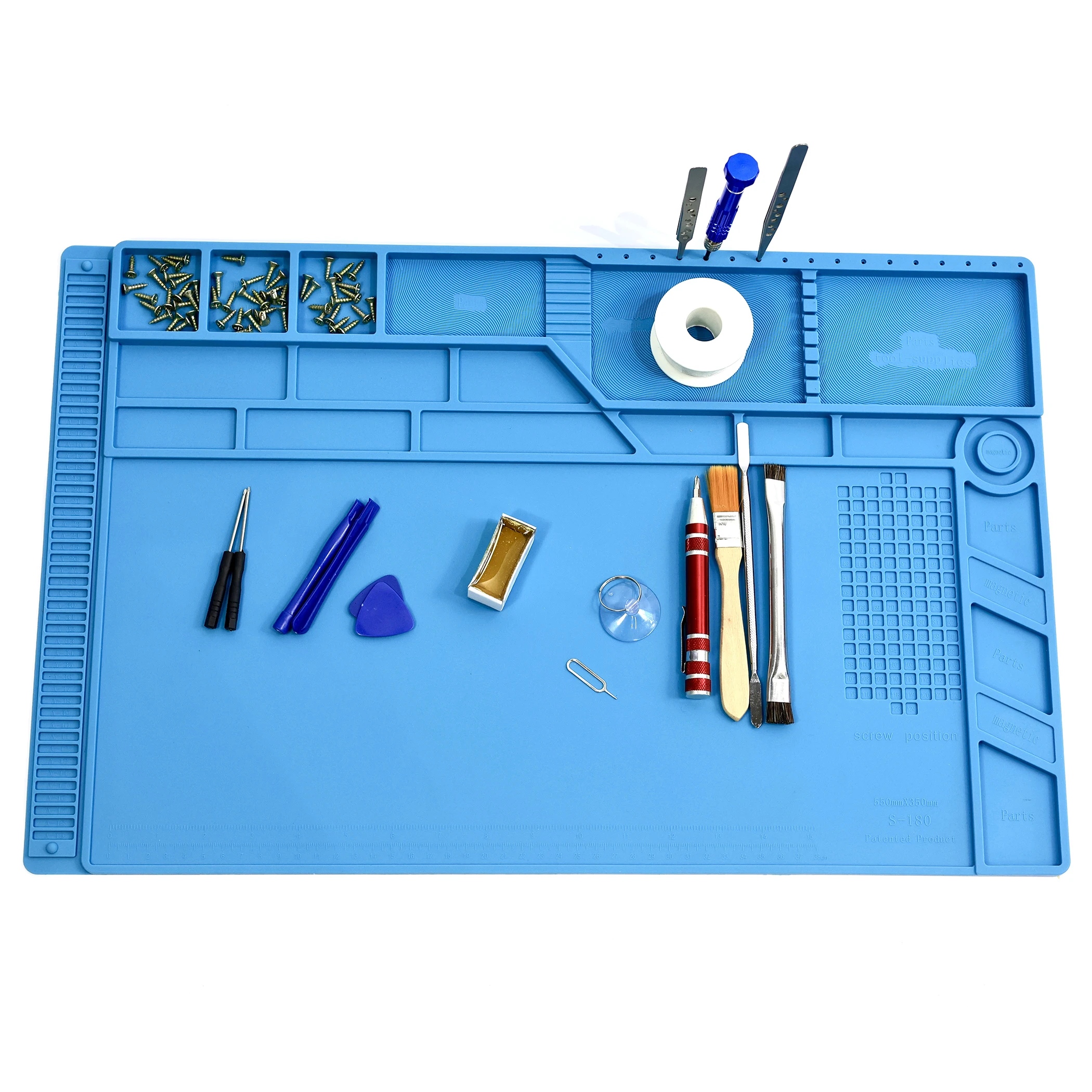 Silicon Heat-Resistant Soldering Mat Insulation Pad DIY Repair Work Desk Platform
