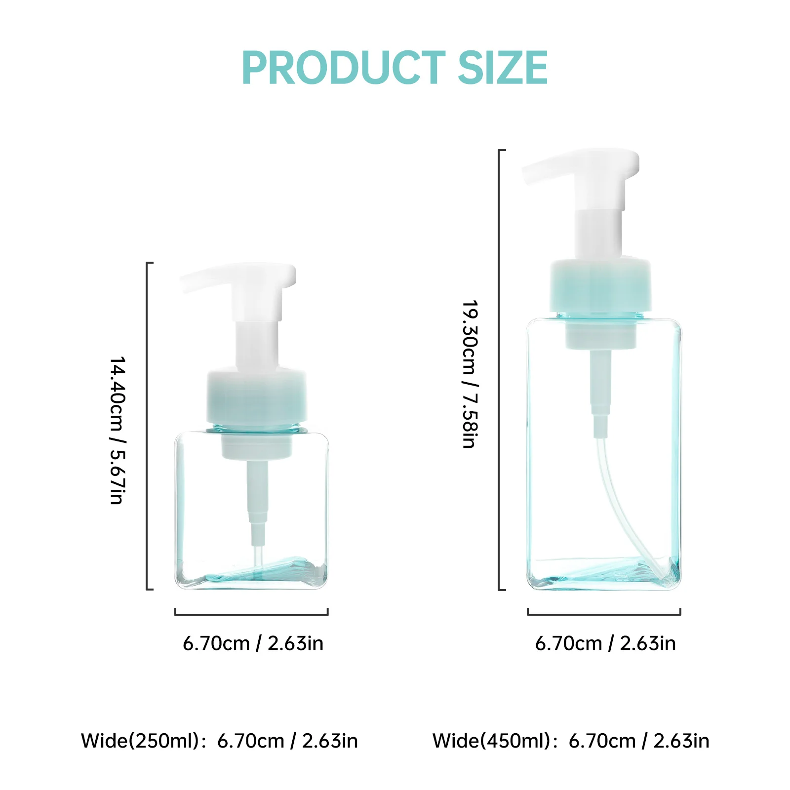 2Pcs Reise Mousse Blase Flaschen Nachfüllbare Kunststoff Dusche Gel Lotion Container Tragbare Shampoo Gesichts Pflege Verpackung Werkzeuge