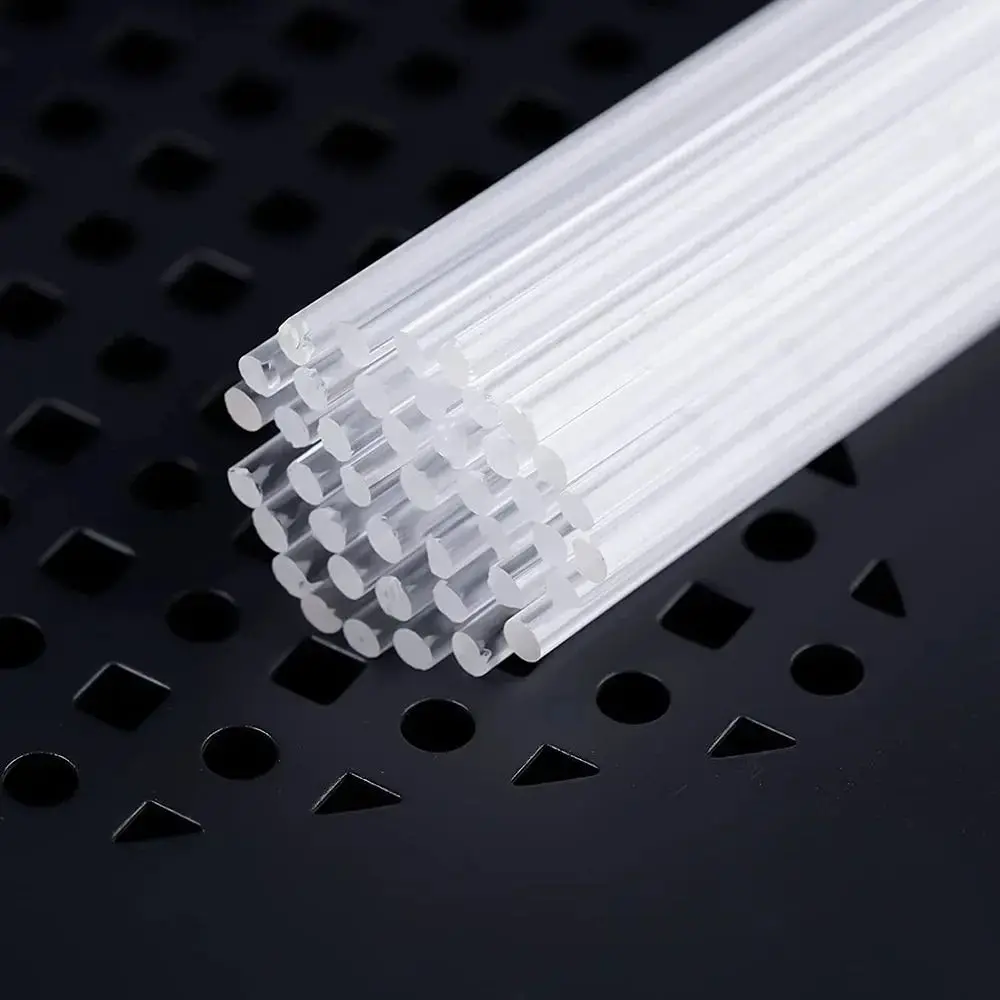 50Pcs Transparent Lollipop Sticks Candy Bar Acrylic Stirring Rod Candy Chocolate Baking Cakes Topper Tools Cake Sticks