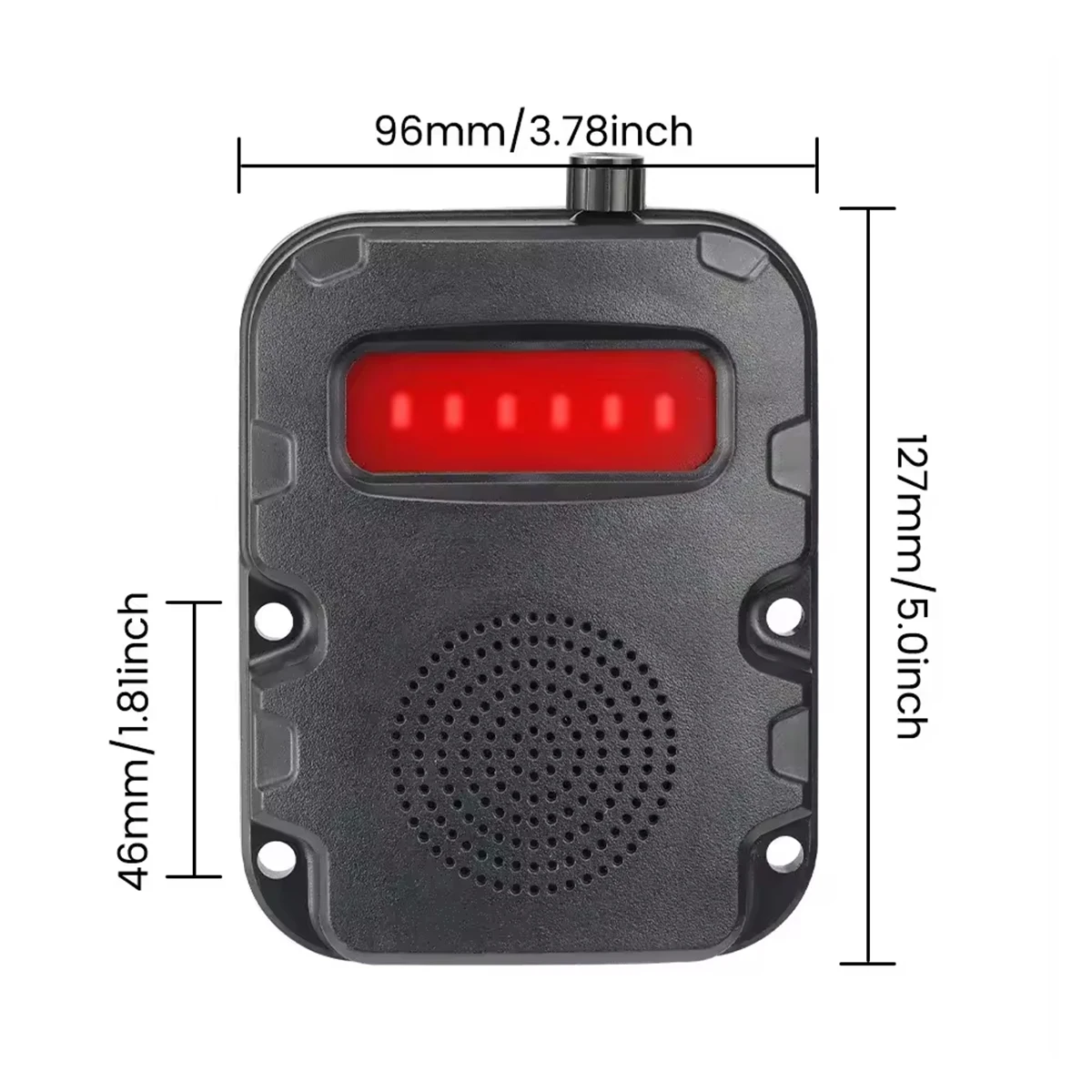 Volume Adjustable Blind Spot Radar BSD Alarm Speaker Fit for Truck Bus Car Pedestrians Detection Alert DVR Recorder Monitor