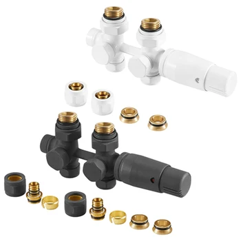 Zawór grzejnikowy do systemu dwururzędowego Mosiężny termostatyczny zawór grzejnikowy H Ogrzewanie Chłodzenie Otwory wentylacyjne Części systemu HVAC