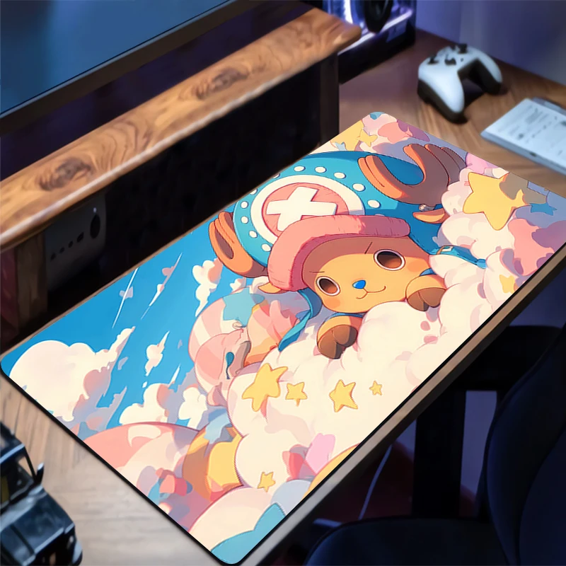 

Mouse Pad Office One Piece Tony Tony Chopper PC Accessories Keyboard Mat Anime Pattern Anti-slip Rubber Mousepad Gamer Desk Mat