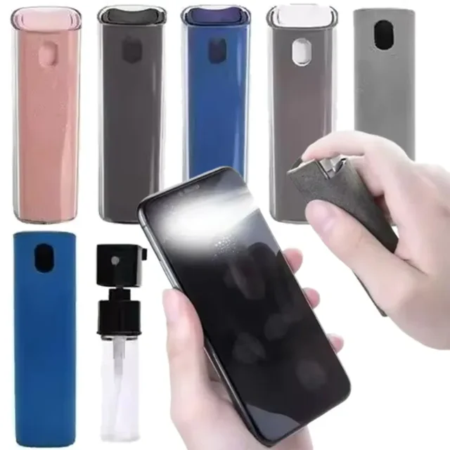 2w1 Środek do czyszczenia ekranu z mikrofibry Butelka z rozpylaczem do telefonu komórkowego Ipad Komputer Ściereczka z mikrofibry Chusteczki do czyszczenia szyb samochodowych