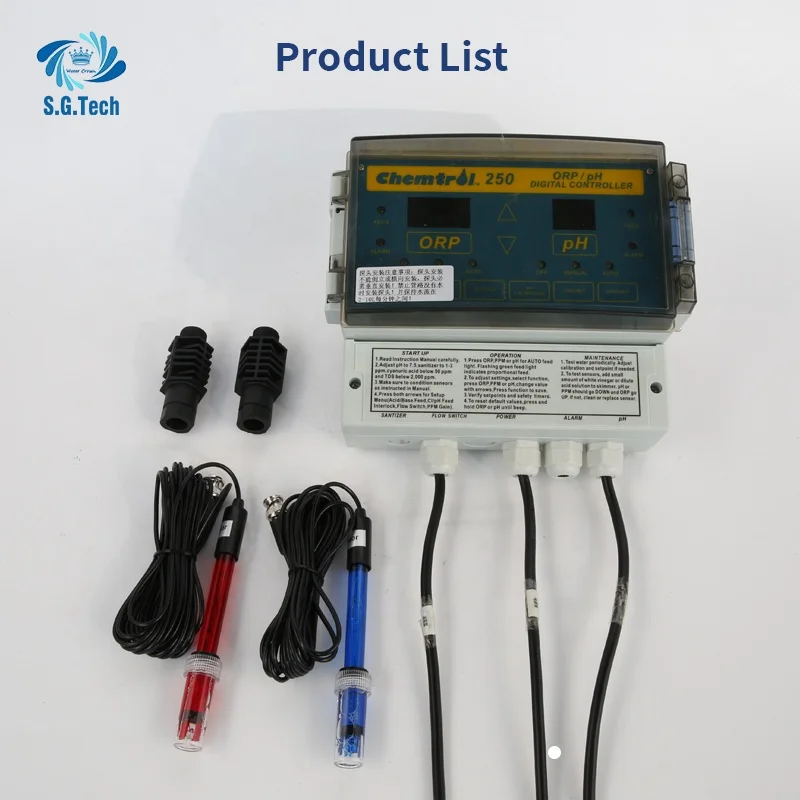 High Efficiency Chemtrol 250 Swimming Pool PH/ORP Monitor Water Quality Controller