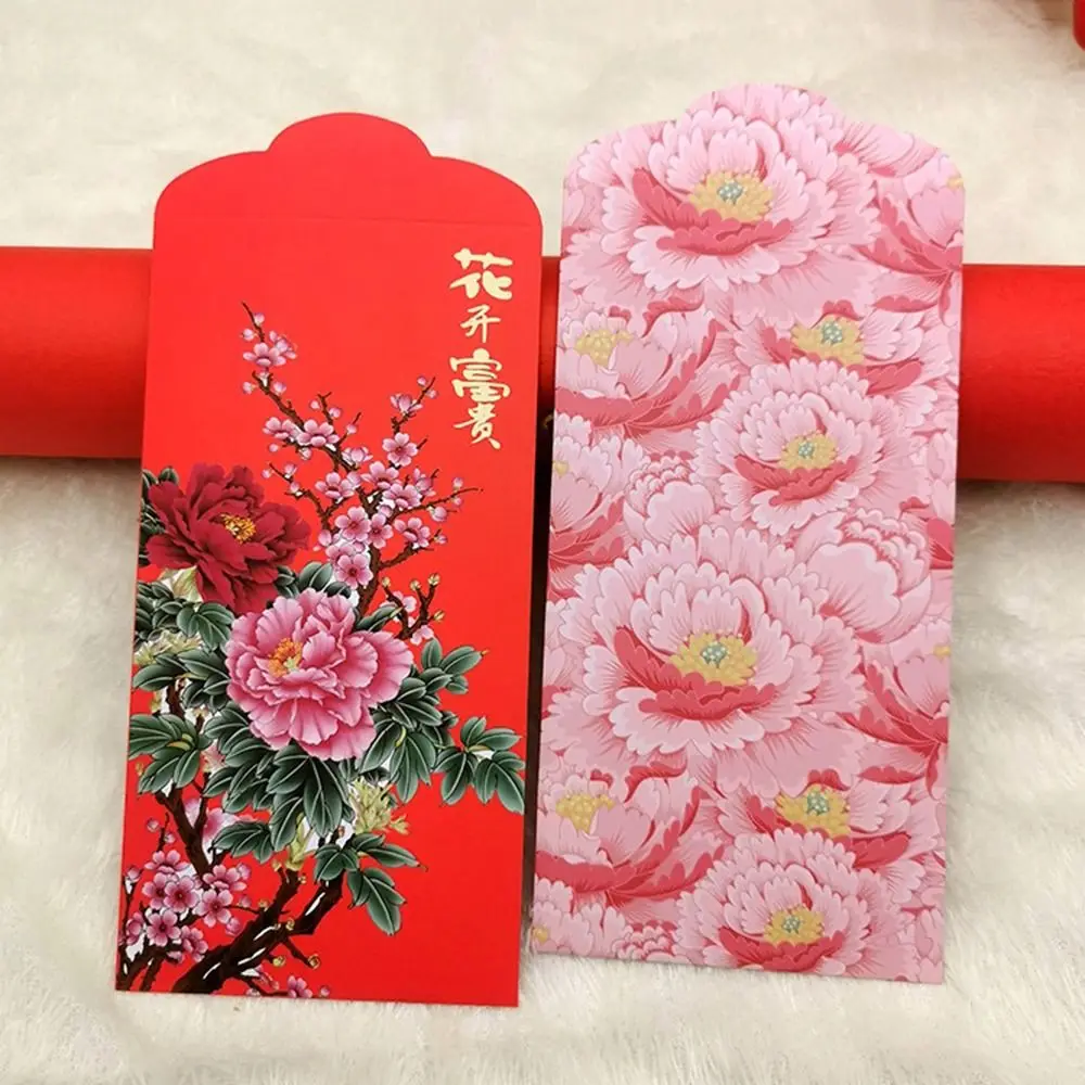 

Spring Festival Red Envelopes Best Wishes Traditional Red Pocket Lucky Chinese Blessing Bag Chinese New Year