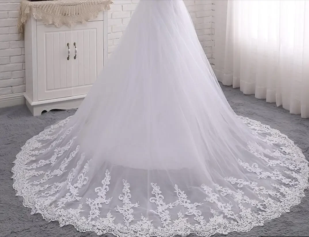 Saia de tule branca apliques laço removível traindestacável saia de renda, trem de tule, acessórios de casamento, trem vestido destacável