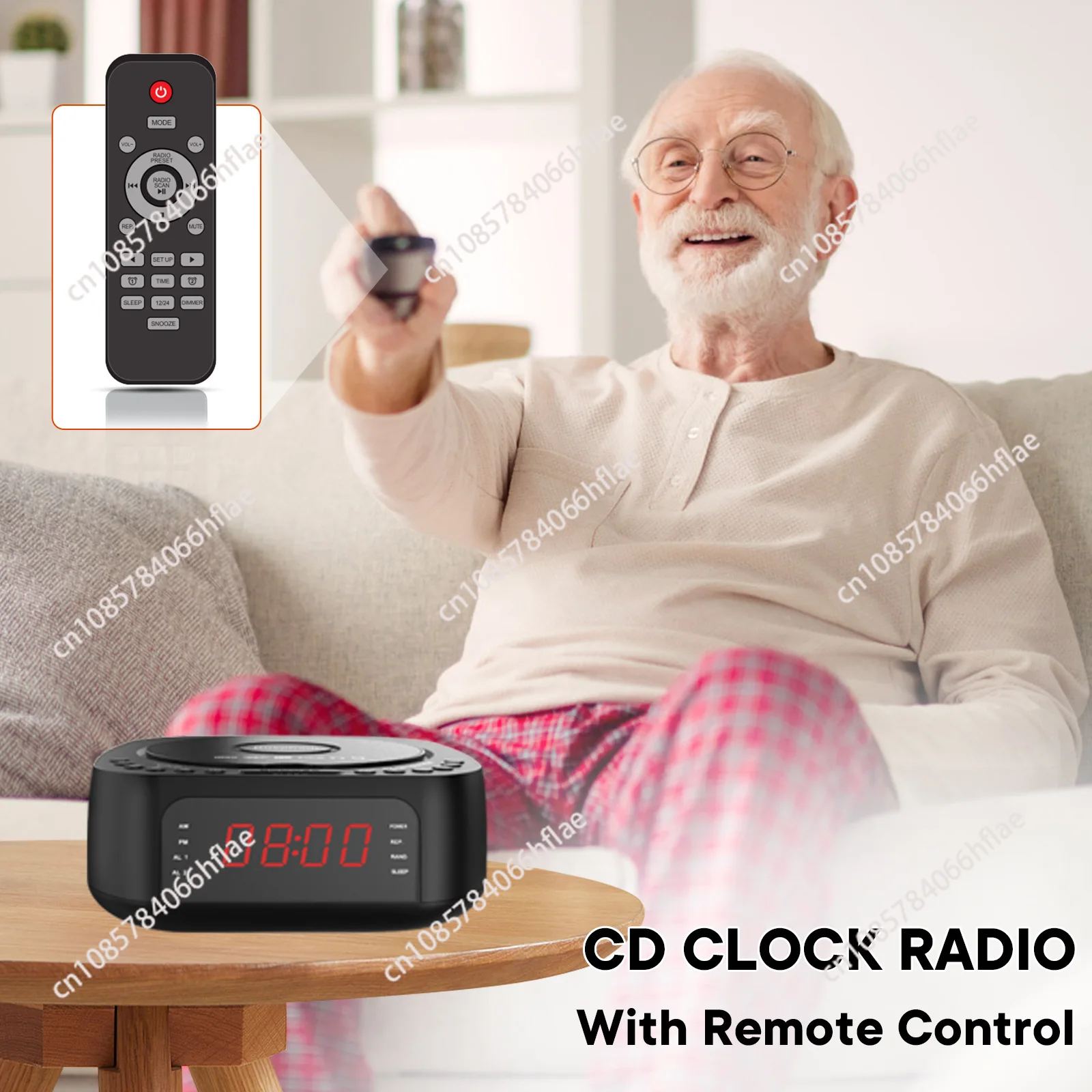 

CD player Integrated FM radio Bluetooth speaker CD player Music player Radio Multi-country voltage 110V-220V