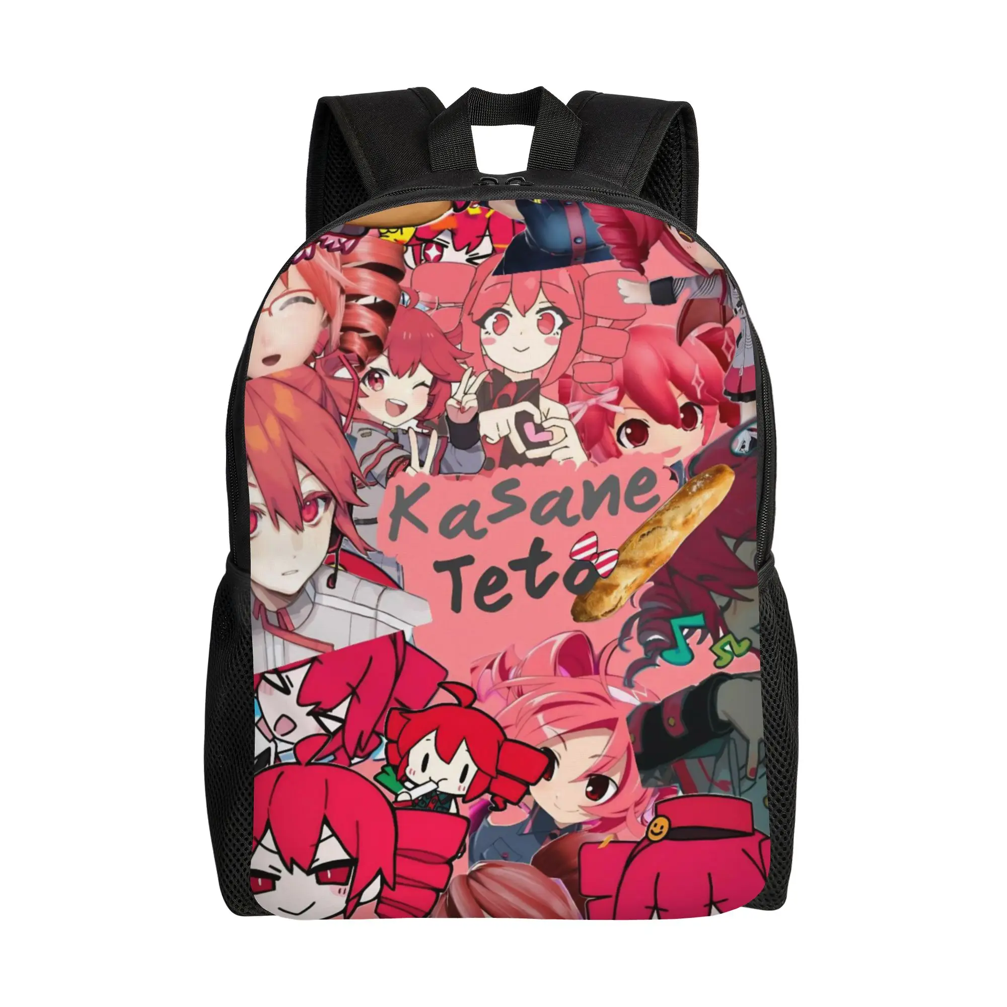 Pearto Poteto Anime Kasane Teto Virtual Singer Backpack  Funny Backpacks Women University Pattern School Bags Designer Rucksack