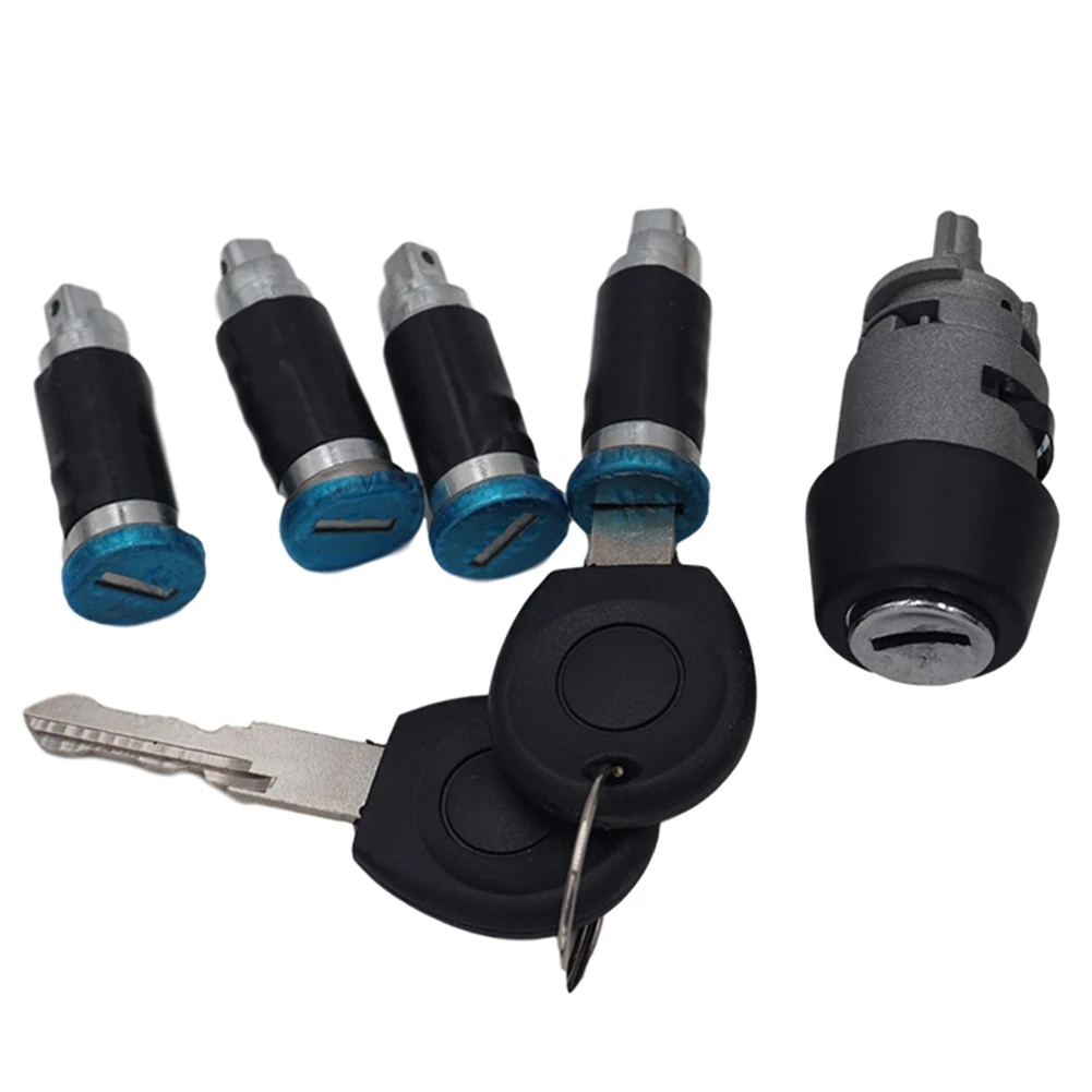 

A23M-1 set Ignition Switch 4 Door Lock Barrel 2 Keys 701837205 for T4 Caravelle MK IV 1990-2003 Transporter Double Barn Doors