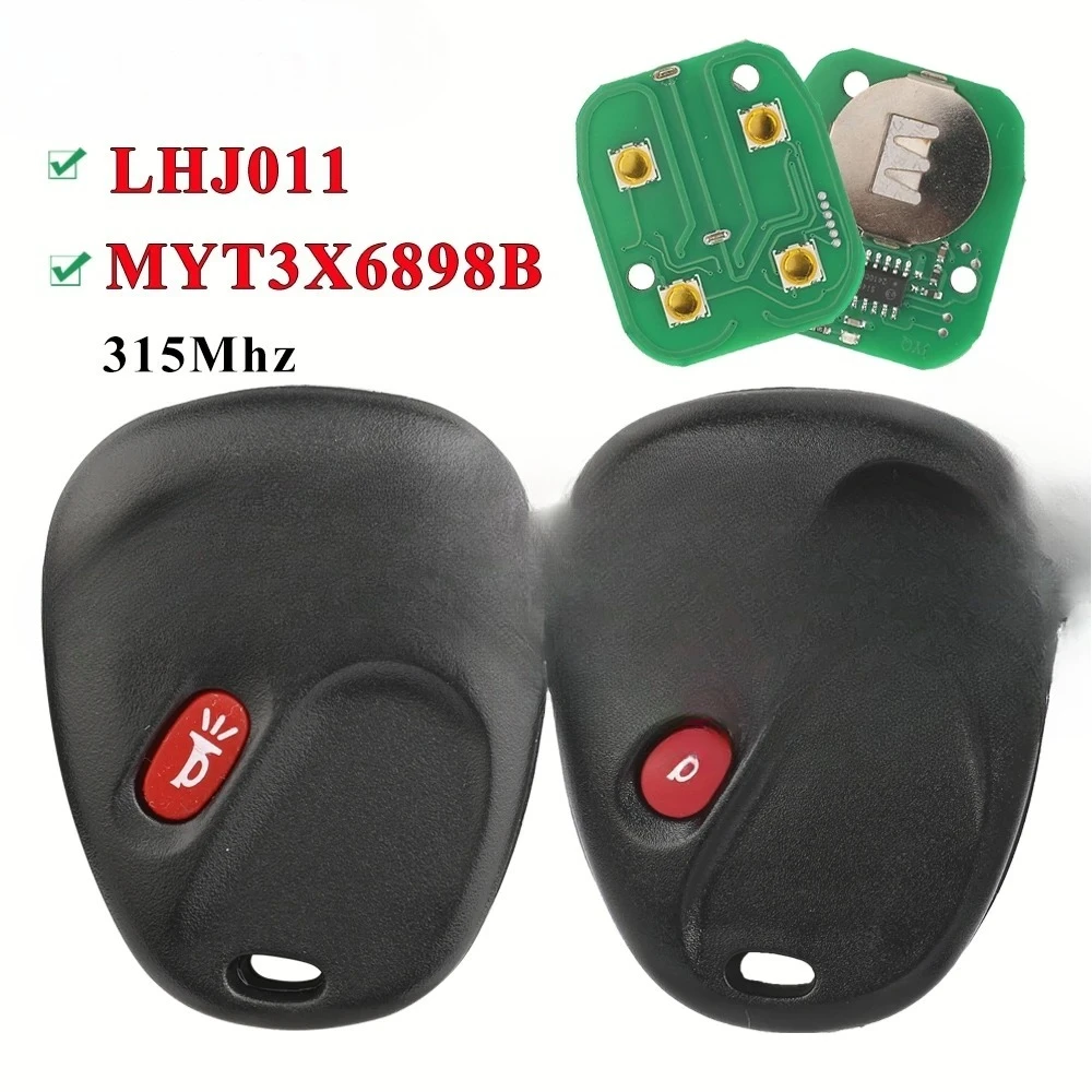 

3B дистанционный брелок для бесключевого доступа LHJ011/MYT3X6898B 315 МГц для GM Hummer H2 Chevrolet Avalanche Cadillac Escalade Buick
